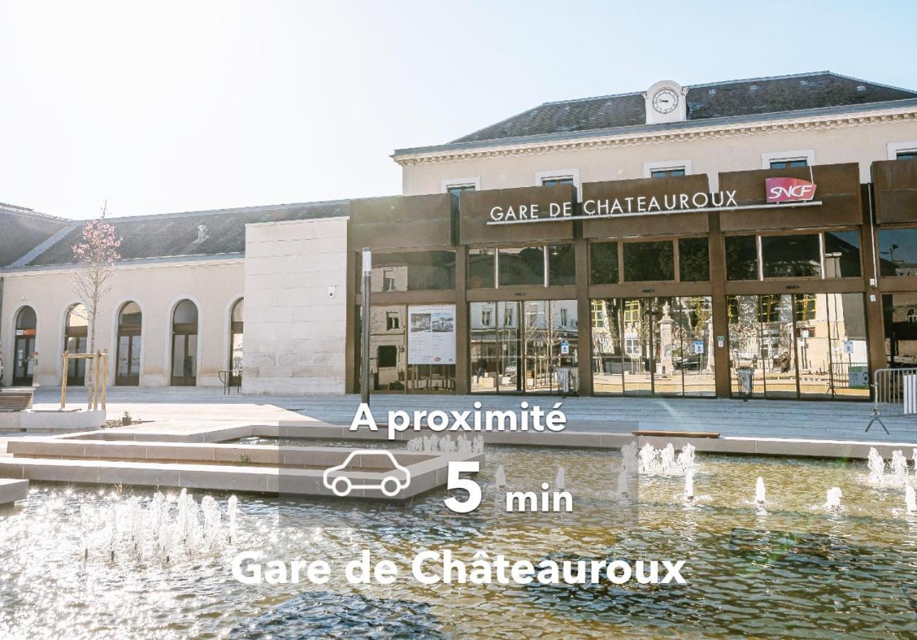 Déols Le Boheme ⸱ Stationnement Gratuit ⸱ Fibre 아파트 외부 사진